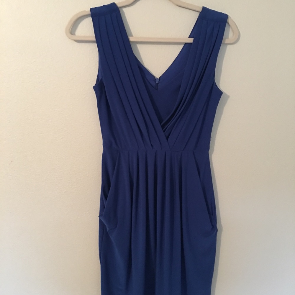 Bisou Bisou Cocktail Dress Royal Blue